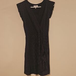 Monteau Black and White Polka Dot Mini Dress